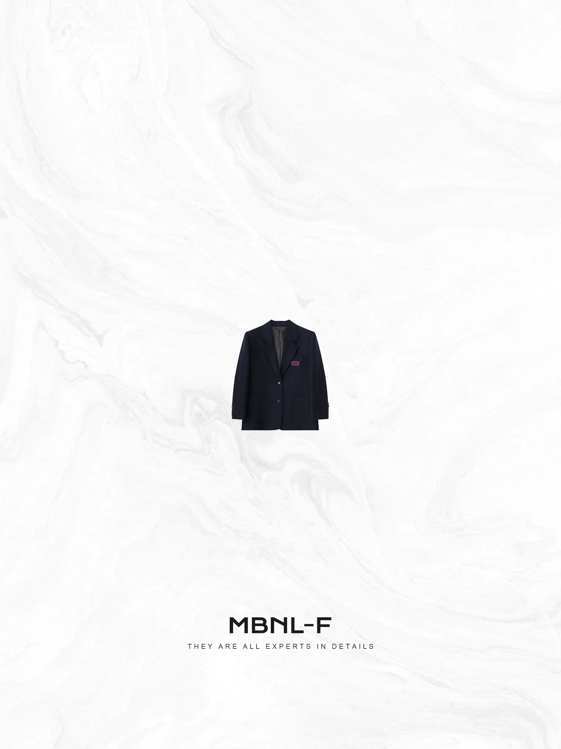 MBNLF Miao System 00 Wool High-End Tailored Suit with Horn Buttons Long Sve Loose Fit Spring Collection Women's Faion
MBNLF Miao System 00 Wool High-End Tailored Suit with Horn Buttons Long Sve Loose Fit Spring Collection Women's Faion