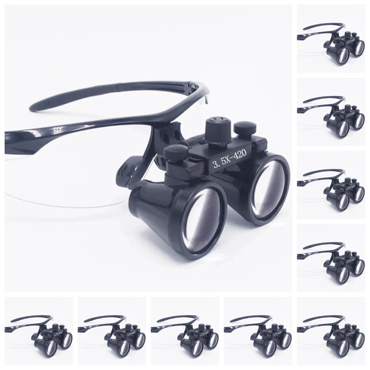 2.5X 3.5X Dental Binocular Loupes Head Mount Surgical Optical Magnifying Glass Myopia Dentist Glasses
2.5X 3.5X Dental Binocular Loupes Head Mount Surgical Optical Magnifying Glass Myopia Dentist Glasses
