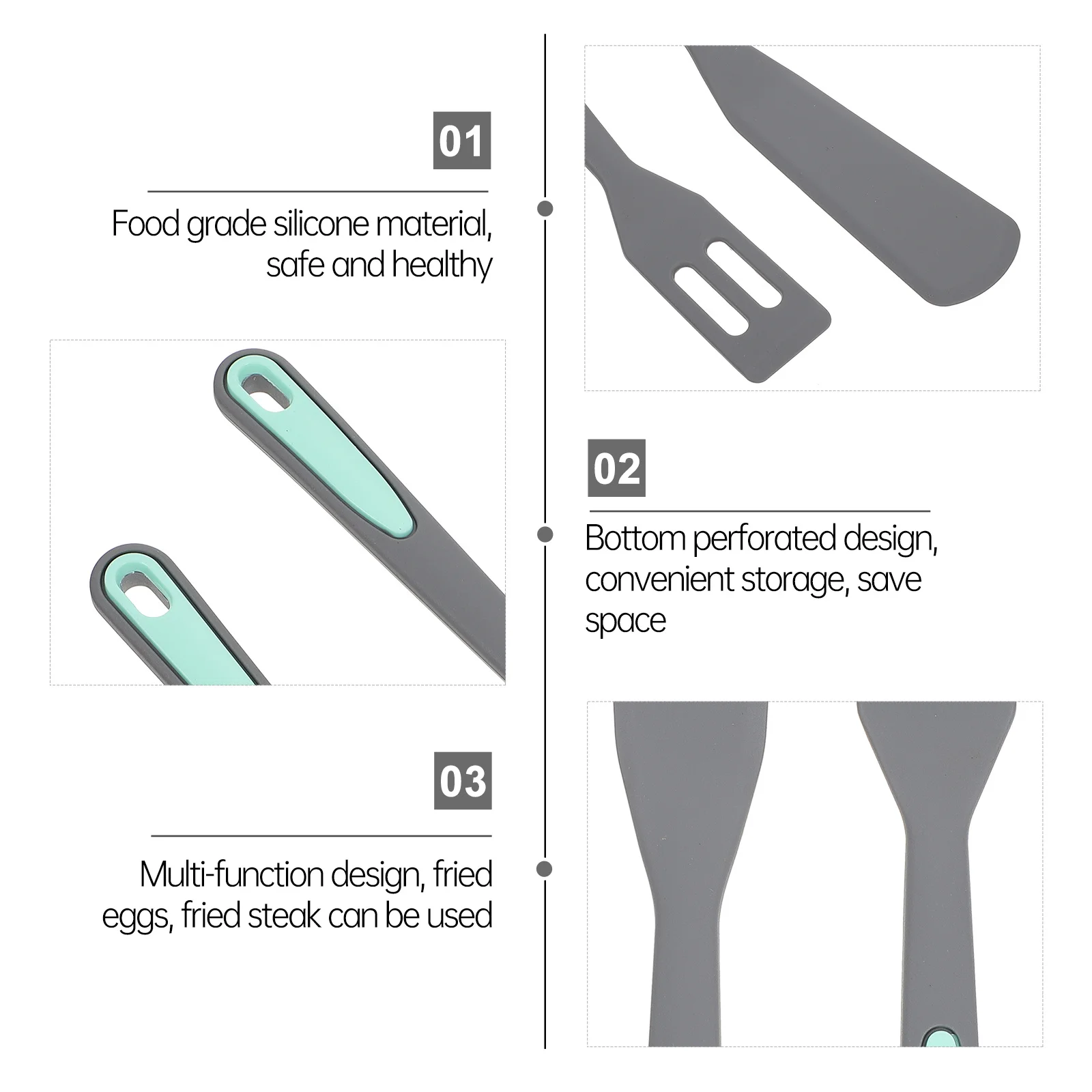 2pcs Silicone Mini Spatulas Frying Egg Steak Non-Stick Pans Kitchen Tools Cooking Utensils Baking Gadgets Blue
2pcs Silicone Mini Spatulas Frying Egg Steak Non-Stick Pans Kitchen Tools Cooking Utensils Baking Gadgets Blue