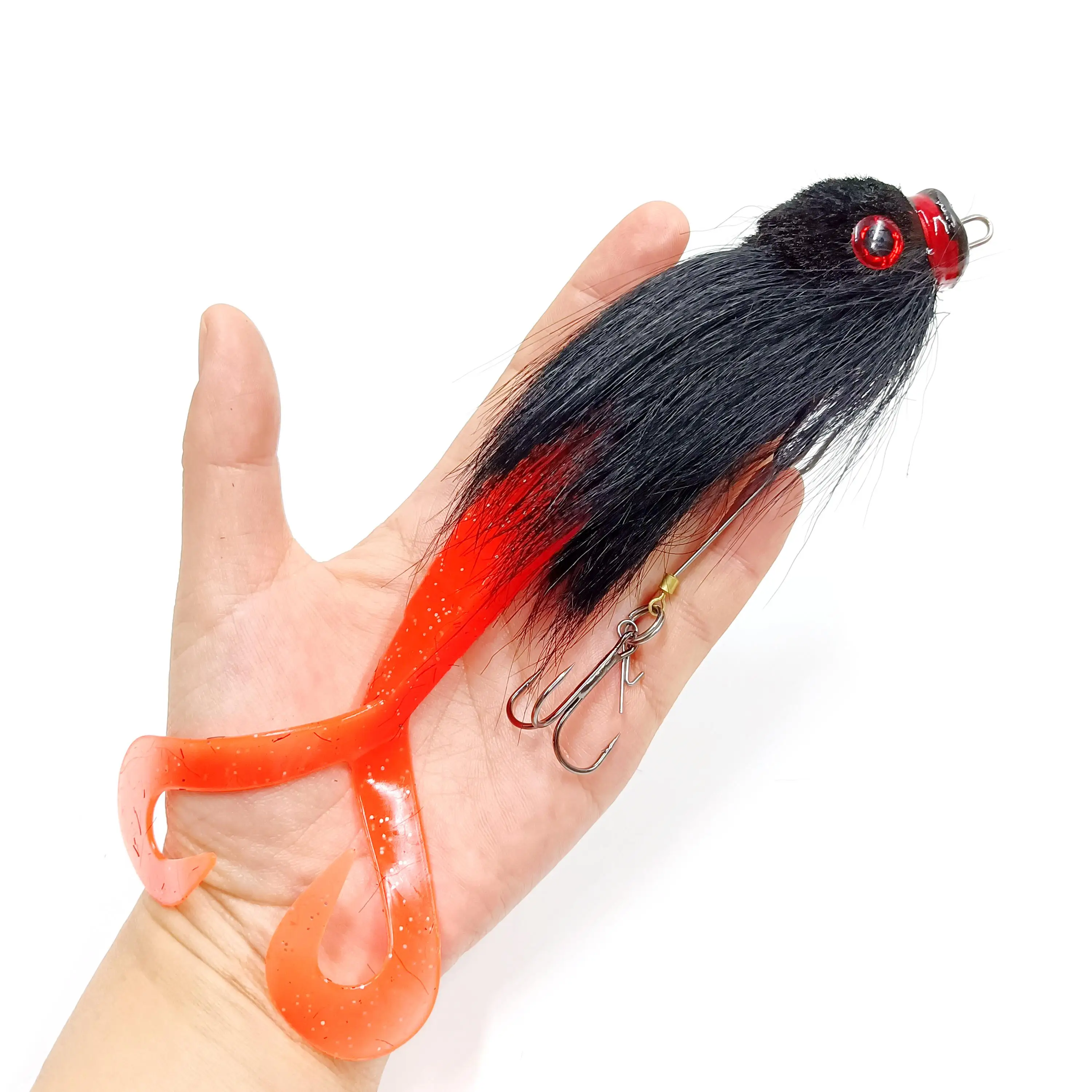 DUODUOYU 38 г большая рыболовная приманка в форме мыши 210 мм, искусственная приманка для мыши, детские стальные двойные крючки, приманка для плавания для снаряжения, мускуса, щуки, снасти
DUODUOYU 38 г большая рыболовная приманка в форме мыши 210 мм, искусственная приманка для мыши, детские стальные двойные крючки, приманка для плавания для снаряжения, мускуса, щуки, снасти