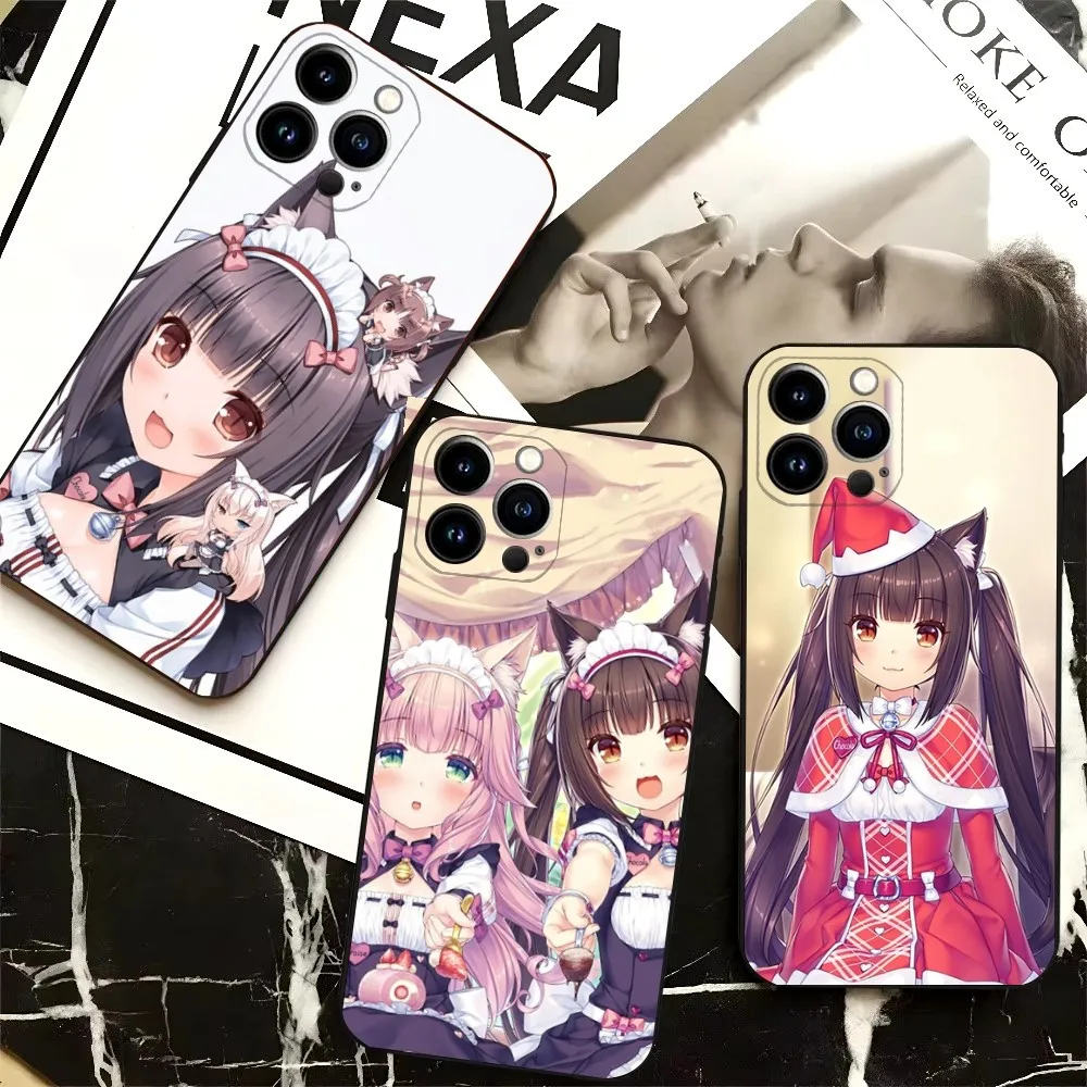 N-NekoparaS Chocola Vanilla Phone Case For iPhone 16,15,14,13,12,Pro,Max,11,7,8,Plus,XR,XS Max Shockproof Silicone Soft Shell
N-NekoparaS Chocola Vanilla Phone Case For iPhone 16,15,14,13,12,Pro,Max,11,7,8,Plus,XR,XS Max Shockproof Silicone Soft Shell