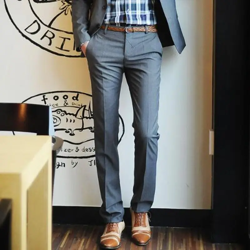 Pants Men Stretch Business Casual Trousers Personality Brand Clothing Mens Long Straight Cotton Male Regular Full Length E26
Pants Men Stretch Business Casual Trousers Personality Brand Clothing Mens Long Straight Cotton Male Regular Full Length E26