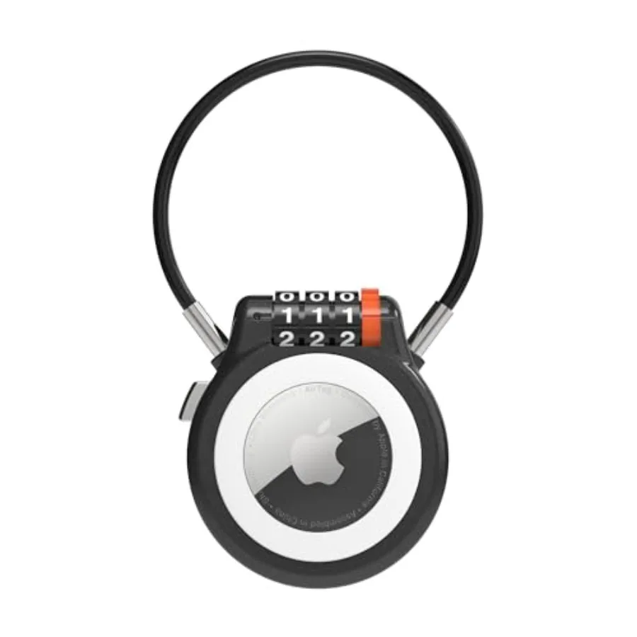 Lockable AirTag Holder with Combination Lock, Compatible with Apple Air Tag, Metal AirTag Holder Lock for Luggage, Suitcase, St
Lockable AirTag Holder with Combination Lock, Compatible with Apple Air Tag, Metal AirTag Holder Lock for Luggage, Suitcase, St
