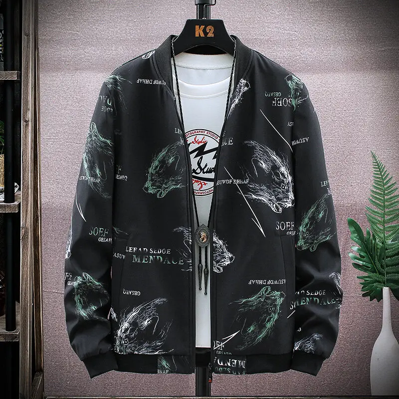Men's new breathable jackets with personalized prints for spring and autumn. These are outerwear jackets.
Men's new breathable jackets with personalized prints for spring and autumn. These are outerwear jackets.