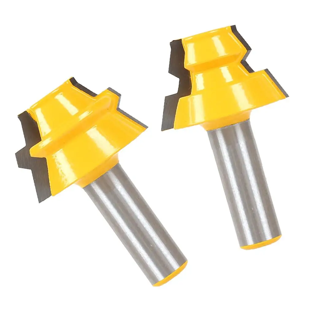 Lock Miter Router Bit Set Alloy Carbide Tipped Milling Cutter Tool for Furniture Assembly
Lock Miter Router Bit Set Alloy Carbide Tipped Milling Cutter Tool for Furniture Assembly