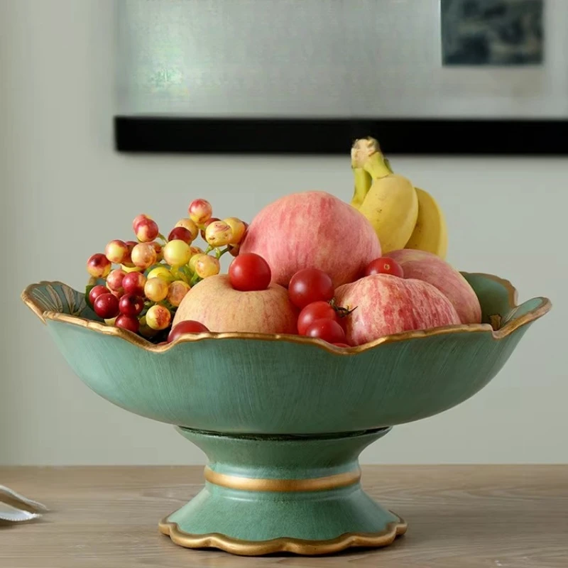 Ceramic Fruit Bowl, American Style Decorative Bowl for Coffee Table, Rustic Farmhouse Centerpiece for Kitchen Living Room Decor
Ceramic Fruit Bowl, American Style Decorative Bowl for Coffee Table, Rustic Farmhouse Centerpiece for Kitchen Living Room Decor