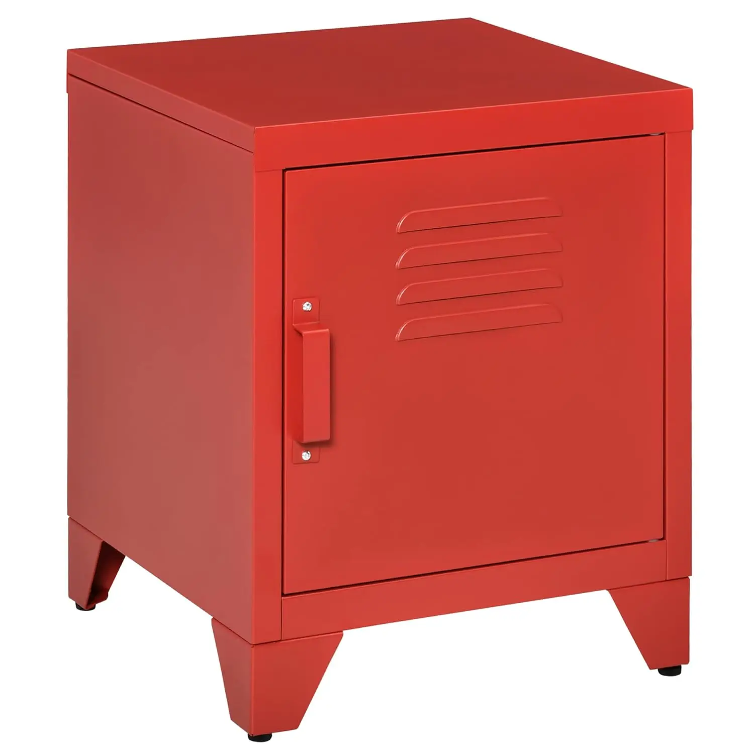 Industrial Side Table With Locker Door & Adjustable Shelf For Living Room, Red, Customized
Industrial Side Table With Locker Door & Adjustable Shelf For Living Room, Red, Customized