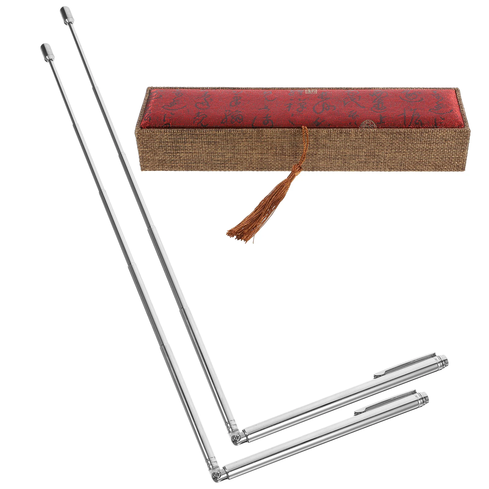 Practical Dowsing Rods Ruler Stainless Steel Divining Tool Outdoor Treasure Water Feng Shui Tools Parts Easy
Practical Dowsing Rods Ruler Stainless Steel Divining Tool Outdoor Treasure Water Feng Shui Tools Parts Easy