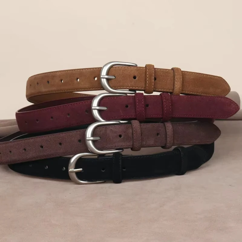 Vintage Women's Adjustable Leather Belt with Snow Suede Buckle for Jeans And Dresses
Vintage Women's Adjustable Leather Belt with Snow Suede Buckle for Jeans And Dresses