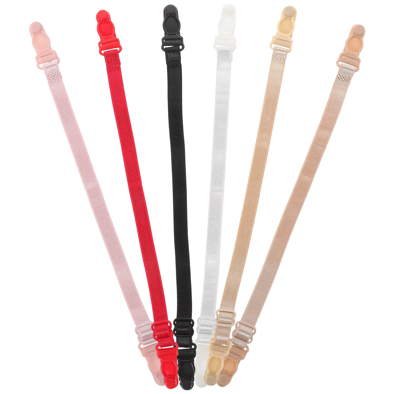 6pcs Women Non-Slip Strap Clips Adjustable Shoulder Straps Holder Sturdy Durable For Bra Tank Tops Anti-Slip Buckle Bra
6pcs Women Non-Slip Strap Clips Adjustable Shoulder Straps Holder Sturdy Durable For Bra Tank Tops Anti-Slip Buckle Bra
