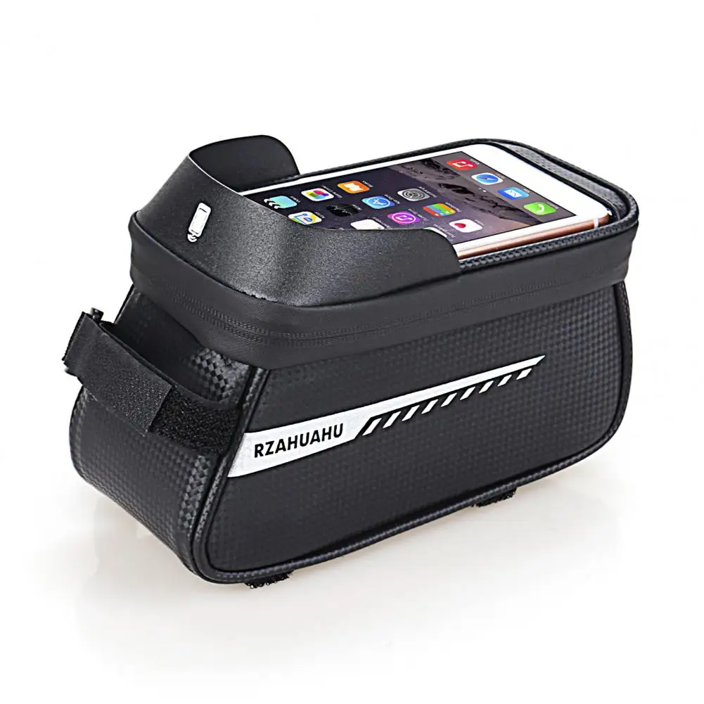 Cycling Frame Pouch Universal Earphone Hole PVC Faux Leather Press Resistant Top Tube Bag Cycling Supplies
Cycling Frame Pouch Universal Earphone Hole PVC Faux Leather Press Resistant Top Tube Bag Cycling Supplies