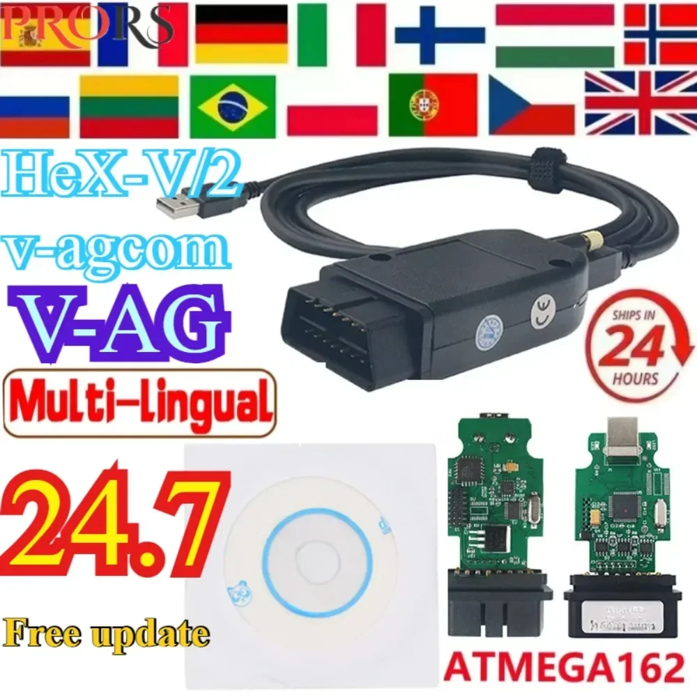 Новейший сканер V24.7 Vc-ds ForV-agCOM H-ex V/2, диагностические инструменты, онлайн-обновление для V-w A-udi Sk-oda S-eat, поддержка многих языков
Новейший сканер V24.7 Vc-ds ForV-agCOM H-ex V/2, диагностические инструменты, онлайн-обновление для V-w A-udi Sk-oda S-eat, поддержка многих языков