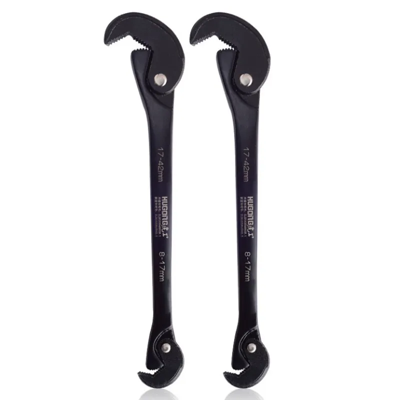 New! Multi-Function Double-Head Manual Quick Opening Ratchet Wrench And Grip Torque Wrench Fast Faucet Tool Hook 8-42mm
New! Multi-Function Double-Head Manual Quick Opening Ratchet Wrench And Grip Torque Wrench Fast Faucet Tool Hook 8-42mm