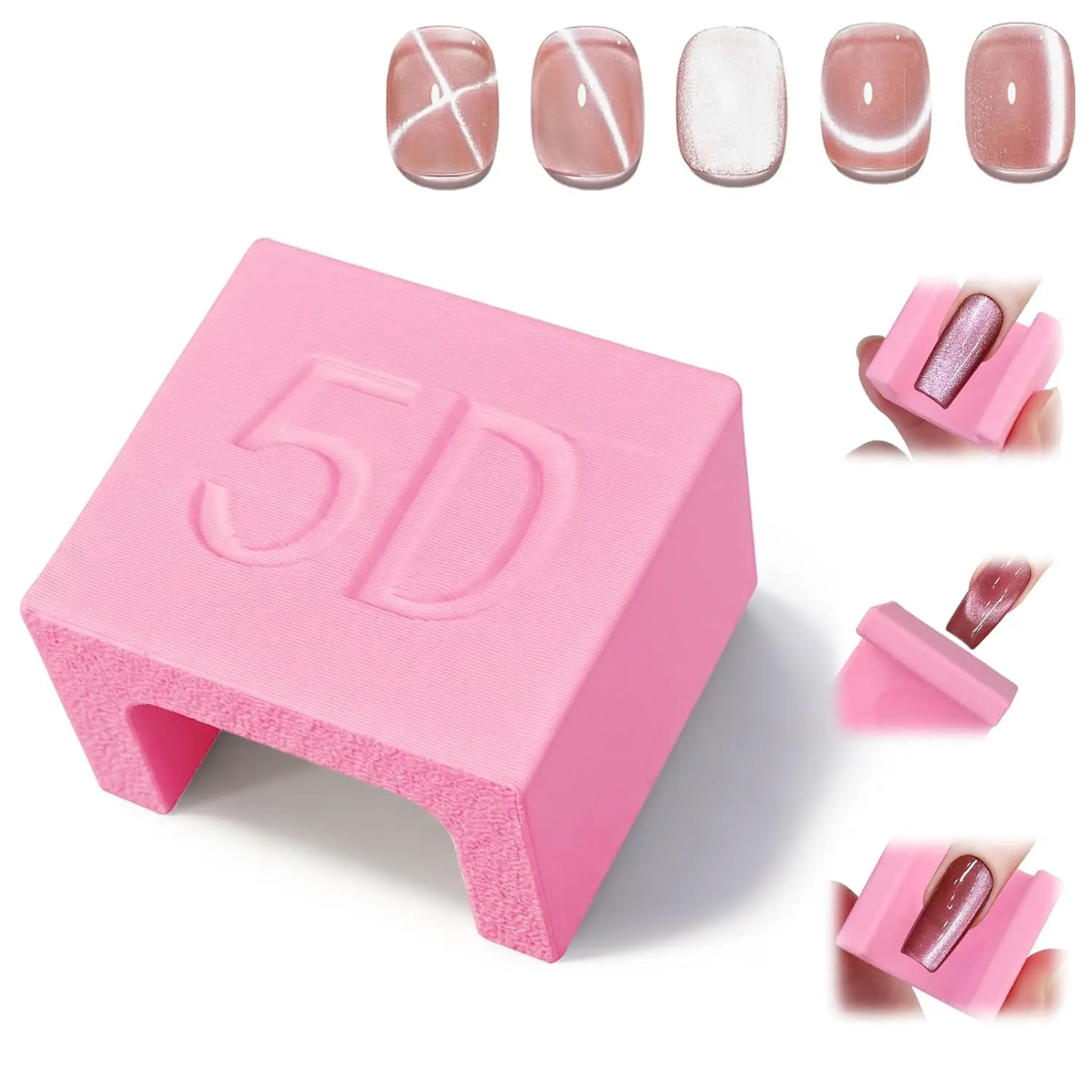 YIKOOLIN 5D Cat Eye Nail Magnet Block Shaped Magnetic Stand for Gel Polish, Easy 3D Nail Art Tool for French Wide Light Effects
YIKOOLIN 5D Cat Eye Nail Magnet Block Shaped Magnetic Stand for Gel Polish, Easy 3D Nail Art Tool for French Wide Light Effects