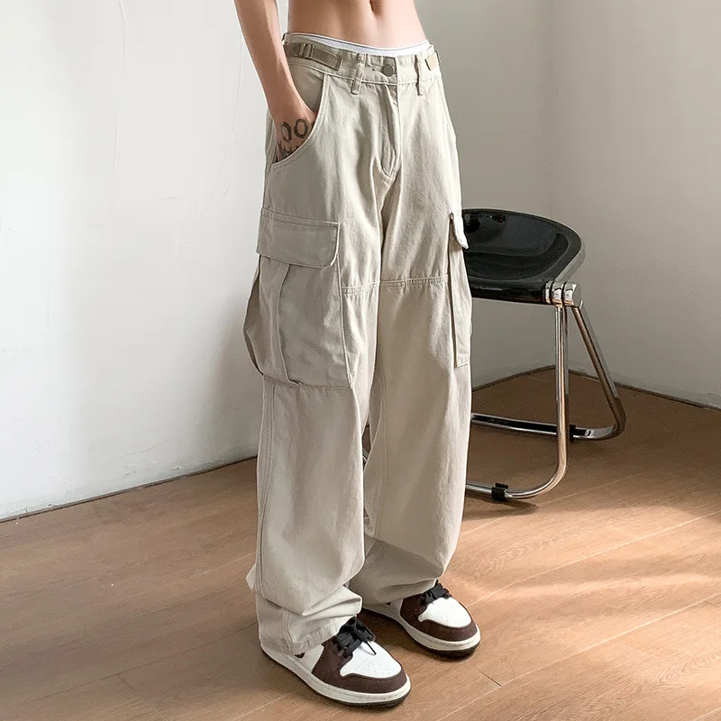 Japanese Tooling Pants Men's Summer Thin Big Pocket Straight Cityboy Fried Street Handsome Mopping Trousers Casual
Japanese Tooling Pants Men's Summer Thin Big Pocket Straight Cityboy Fried Street Handsome Mopping Trousers Casual
