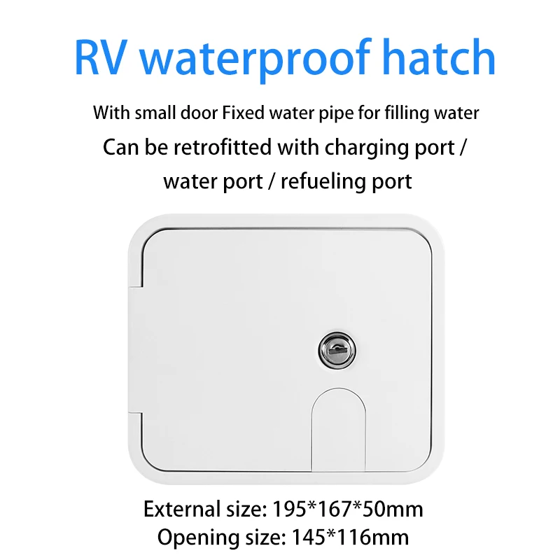 TYTXRV RV Mini Hatch Door with Lock ABS White Electrical Access Door for RV Camper Trailer Motorhome RV Door
TYTXRV RV Mini Hatch Door with Lock ABS White Electrical Access Door for RV Camper Trailer Motorhome RV Door