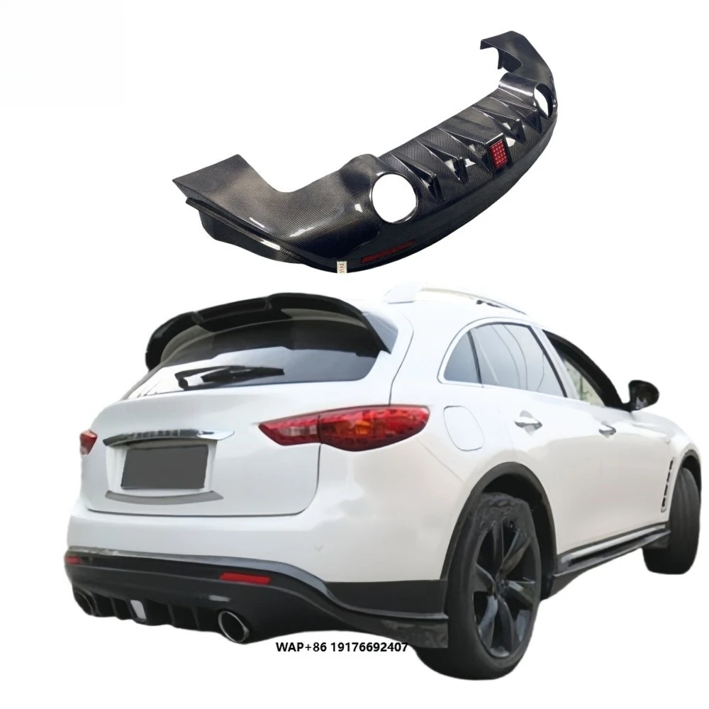 For Infiniti FX35 Carbon Fiber Rear Spoiler LED pilot Lights Surround the Rear QX70 Body Kit
For Infiniti FX35 Carbon Fiber Rear Spoiler LED pilot Lights Surround the Rear QX70 Body Kit