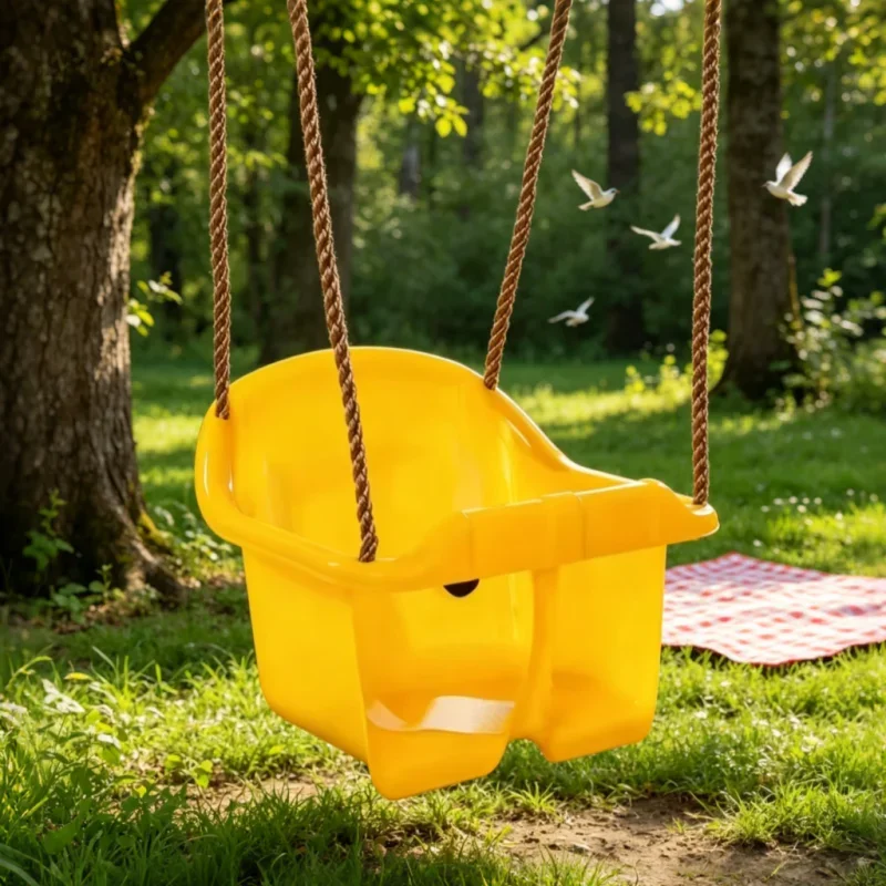 Children’s Swing Hanging Chair-Baby Hanging Basket Swing with Seat Belt & Accessories, Ideal for Home Backyard & Playground Toys
Children’s Swing Hanging Chair-Baby Hanging Basket Swing with Seat Belt & Accessories, Ideal for Home Backyard & Playground Toys