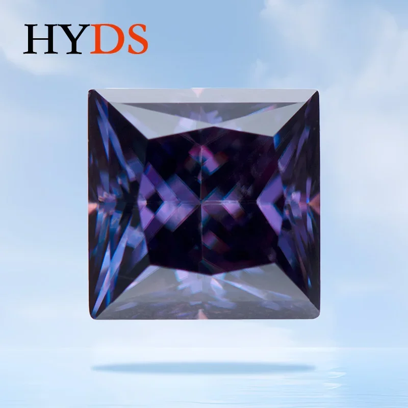 Moissanite Stone Gemstone Imperial Purple VVS1 Color Princess Cut for DIY Charms Jewelry Making Materials with GRA Certificate
Moissanite Stone Gemstone Imperial Purple VVS1 Color Princess Cut for DIY Charms Jewelry Making Materials with GRA Certificate