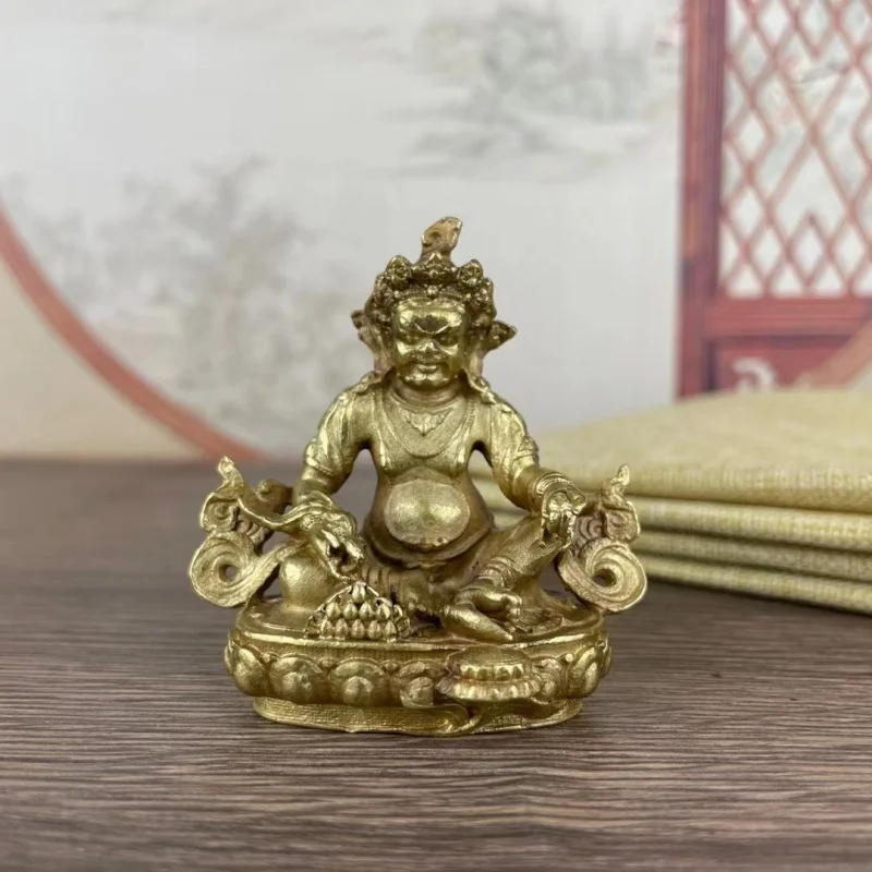 Yellow Wealth God , all- Buddha statue, living room home decoration, office and shop opening copper ornament
Yellow Wealth God , all- Buddha statue, living room home decoration, office and shop opening copper ornament