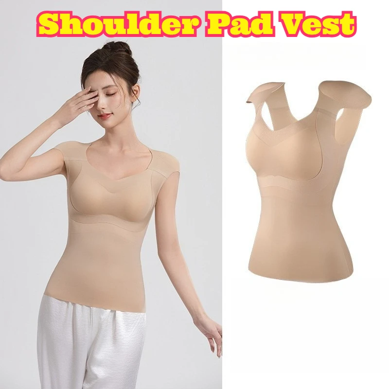 Shoulder Padded Square Shoulder Tank Top Women Seamless Built Bra Camisole Invisible Skin Tone Soft Stretchy Comfy Daily Inner
Shoulder Padded Square Shoulder Tank Top Women Seamless Built Bra Camisole Invisible Skin Tone Soft Stretchy Comfy Daily Inner