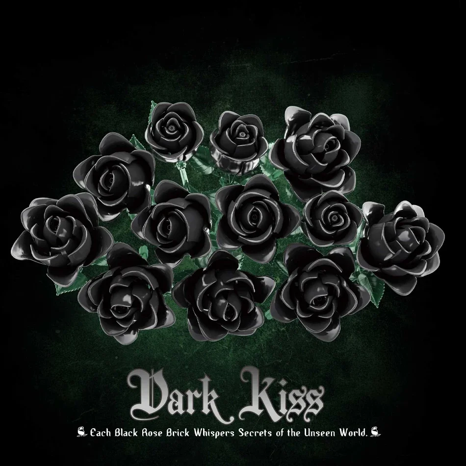 585 PCS MOC Gothic Black Rose Building Blocks Simulated Roses Flowers Plant Bouquet DIY Bricks Toy Birthday Valentine's Day Gift
585 PCS MOC Gothic Black Rose Building Blocks Simulated Roses Flowers Plant Bouquet DIY Bricks Toy Birthday Valentine's Day Gift