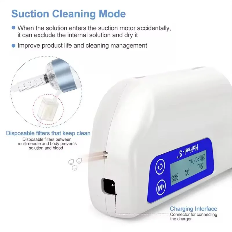 Водяной пистолет отрицательного давления для домашнего использования, мезоструйная инъекция, инъекционная мезотерапия PRP, машина для лица для ухода за кожей и красоты
Водяной пистолет отрицательного давления для домашнего использования, мезоструйная инъекция, инъекционная мезотерапия PRP, машина для лица для ухода за кожей и красоты