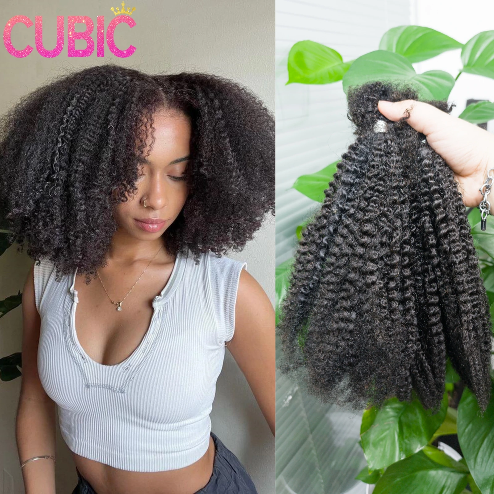 16 "4C Kinky Twist Вязание крючком Плетение волос 100% пучки человеческих волос Вьющиеся человеческие волосы Афро Кудрявые объемные волосы для наращивания дредов
16 "4C Kinky Twist Вязание крючком Плетение волос 100% пучки человеческих волос Вьющиеся человеческие волосы Афро Кудрявые объемные волосы для наращивания дредов