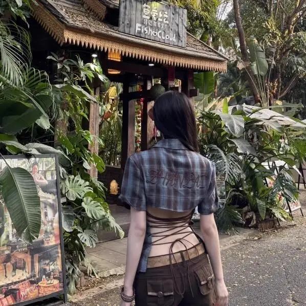 2025 Spring Summer Women Y2k Design Harajuku Shirts Long Sleeve Aesthetic Tops Backless Blouses Design Grunge New Goblin Core
2025 Spring Summer Women Y2k Design Harajuku Shirts Long Sleeve Aesthetic Tops Backless Blouses Design Grunge New Goblin Core