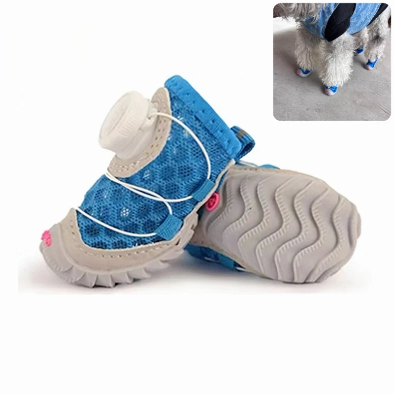 Exquisite Dog Shoes Summer Rotating Button Lace Small Dog Pet Foot Cover Breathable Soft Bottom Summer Mesh Sandal Cover
Exquisite Dog Shoes Summer Rotating Button Lace Small Dog Pet Foot Cover Breathable Soft Bottom Summer Mesh Sandal Cover