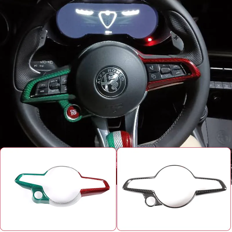 Real carbon fiber For Alfa Romeo Tonale 2022 Car Steering Wheel Decorative Frame Sticker Car Interior Accessories
Real carbon fiber For Alfa Romeo Tonale 2022 Car Steering Wheel Decorative Frame Sticker Car Interior Accessories