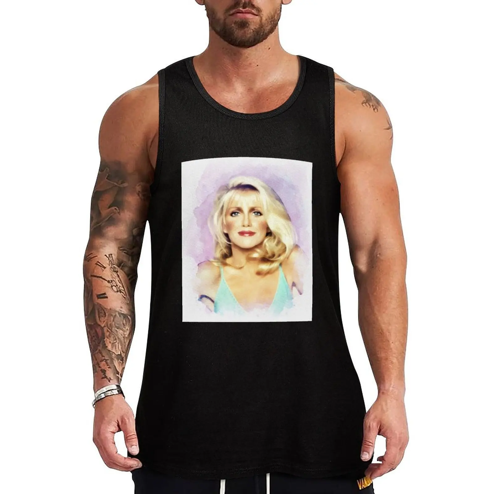 Suzanne Somers, Actress Tank Top Man sleeveless shirt gym accessories men t-shirt for men cute tops
Suzanne Somers, Actress Tank Top Man sleeveless shirt gym accessories men t-shirt for men cute tops