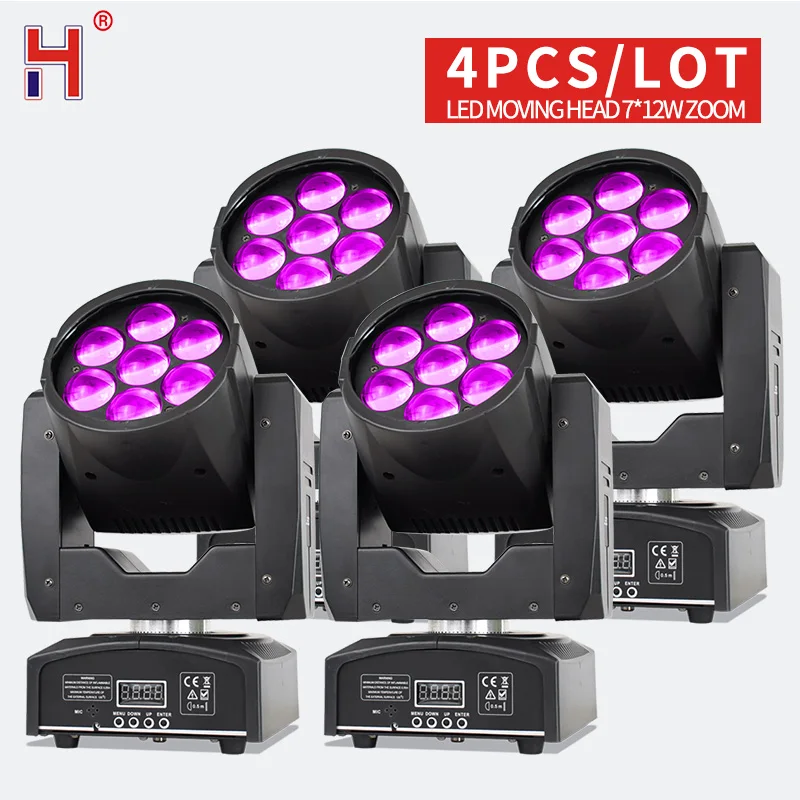 HongYi DMX Lights LED Moving Head Stage Spot Mini Lyre Zoom Wash Fixture With 7*12W RGBW 4In1 LEDs Rotating Zoom Beam Lighting
HongYi DMX Lights LED Moving Head Stage Spot Mini Lyre Zoom Wash Fixture With 7*12W RGBW 4In1 LEDs Rotating Zoom Beam Lighting