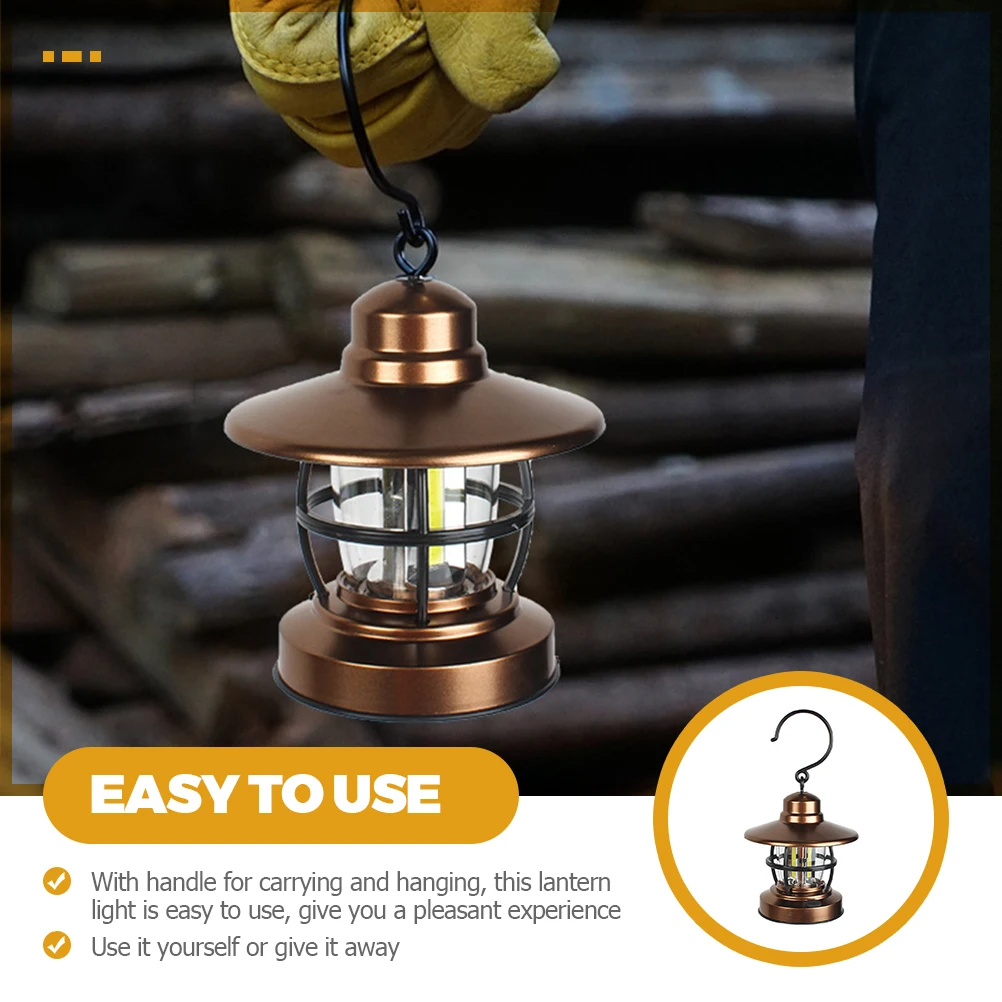 Retro Lantern Light High Brightness Portable Camping Lamp for Hiking Hunting Fishing Tent Outdoor Use
Retro Lantern Light High Brightness Portable Camping Lamp for Hiking Hunting Fishing Tent Outdoor Use