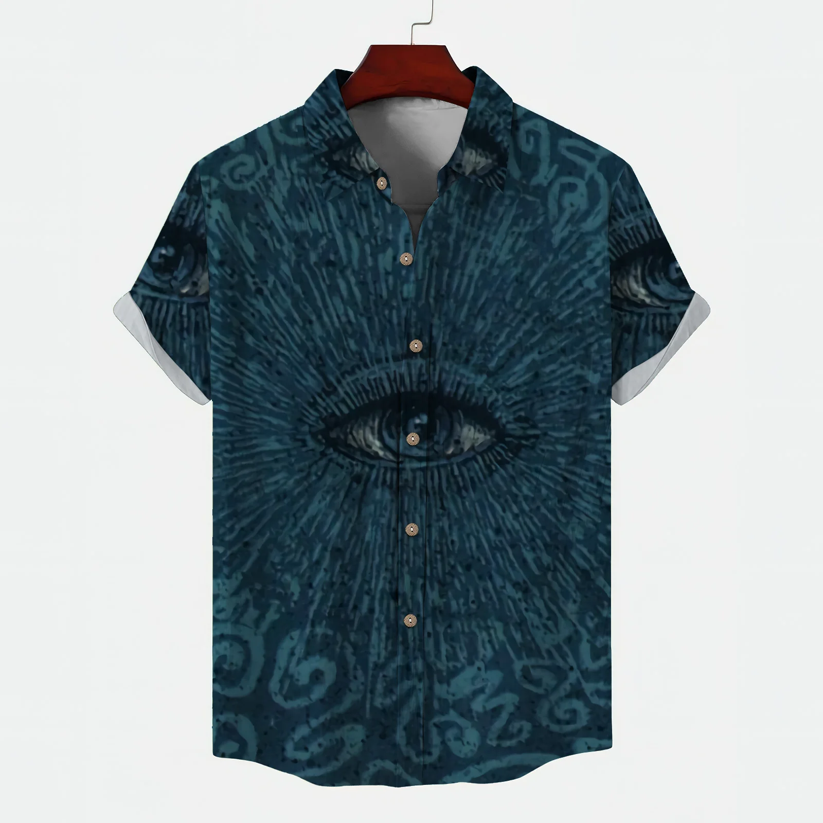 Casual and Comfortable Printed Shirts for Men Fashionable One Eye Print Male Clothes Versatile Formal Shirt Short Sleeve Shirt
Casual and Comfortable Printed Shirts for Men Fashionable One Eye Print Male Clothes Versatile Formal Shirt Short Sleeve Shirt