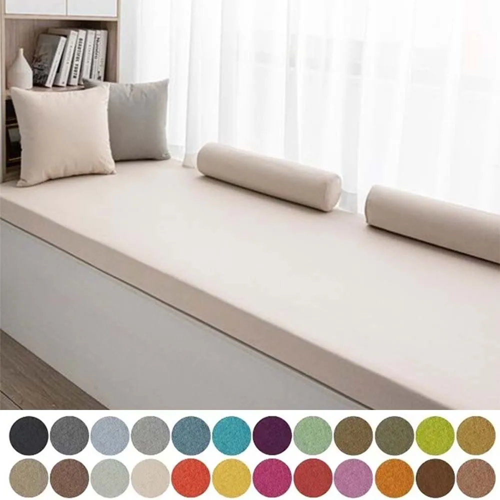 5CM Thickness Windowsills Cushion with Non-slip Bottom for Home/Garden Bench Cushions Chair Seat Pads Bay Window Mats Patio Pads
5CM Thickness Windowsills Cushion with Non-slip Bottom for Home/Garden Bench Cushions Chair Seat Pads Bay Window Mats Patio Pads