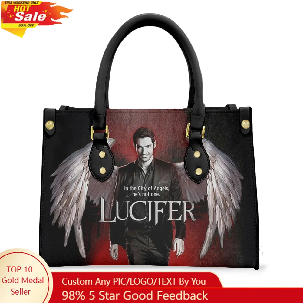 Lucifer TV series Tote Bag Purse Lucifer Morningstar Womens Mens Text Image PU Leather Handbag Business Shopping Gift Bags
Lucifer TV series Tote Bag Purse Lucifer Morningstar Womens Mens Text Image PU Leather Handbag Business Shopping Gift Bags