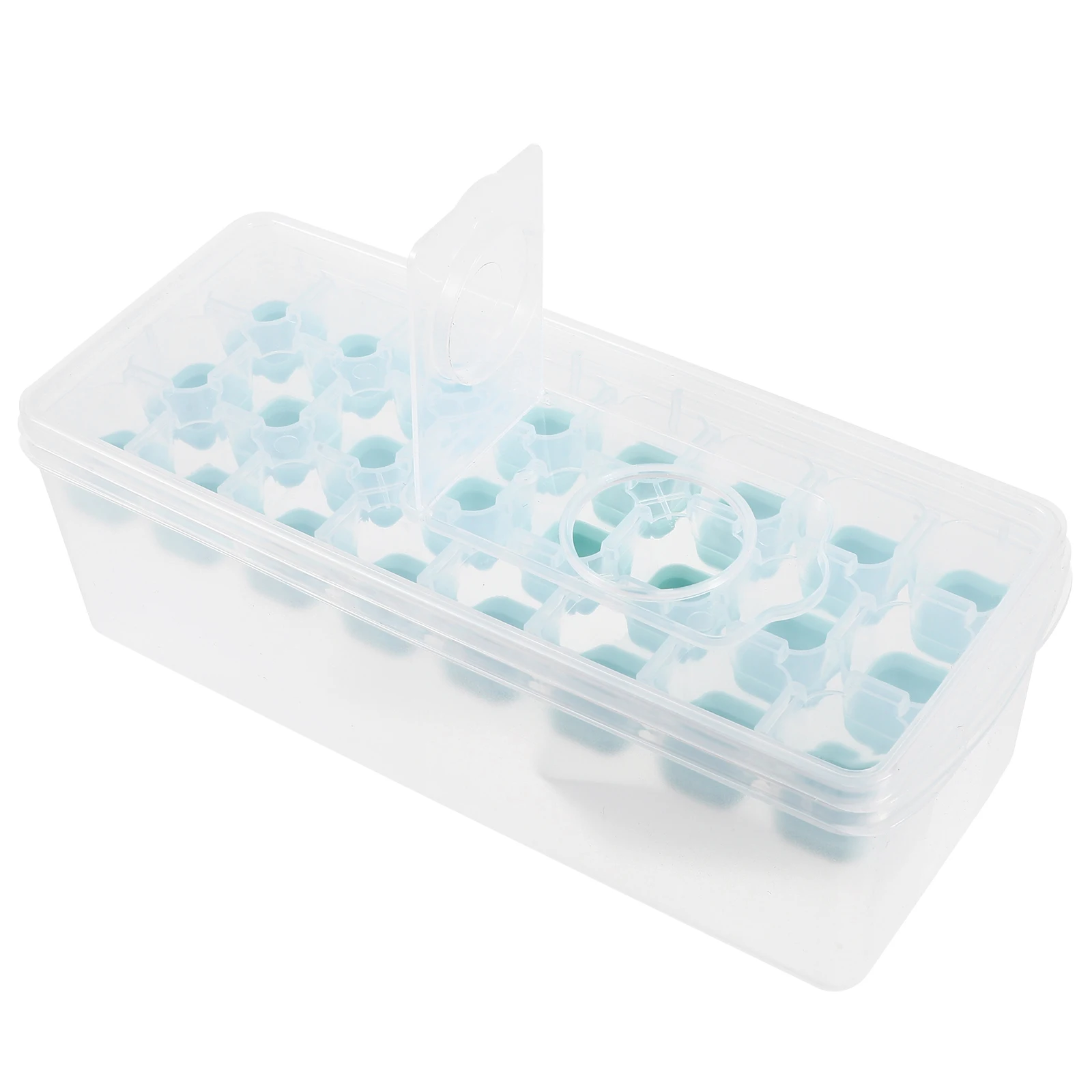 Silicone Cube Maker With Lid Large Capacity Maker For Home Trays Household Ice Mold Ice Making Mold 
Silicone Cube Maker With Lid Large Capacity Maker For Home Trays Household Ice Mold Ice Making Mold