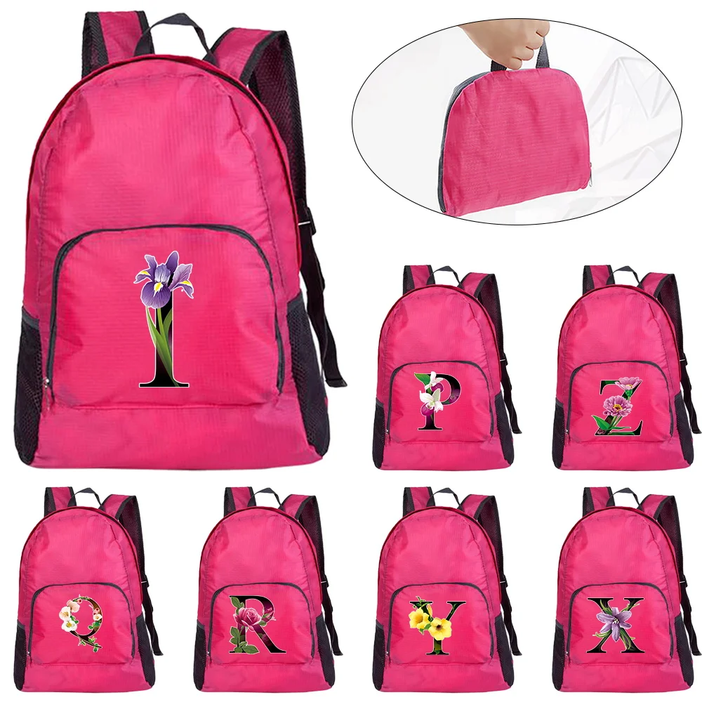 Outdoor Folding Flower Color Letter Printed Lightweight Folding Backpack Hiking Ultra-light Travel Sports Storage Backpack.
Outdoor Folding Flower Color Letter Printed Lightweight Folding Backpack Hiking Ultra-light Travel Sports Storage Backpack.
