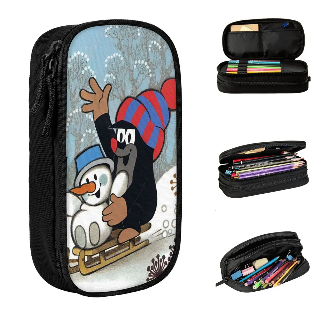 The Little Mole Pencil Case College Pencil Box Girls Boys Double Layer Retro School Pencil Cases Design Stationery
The Little Mole Pencil Case College Pencil Box Girls Boys Double Layer Retro School Pencil Cases Design Stationery