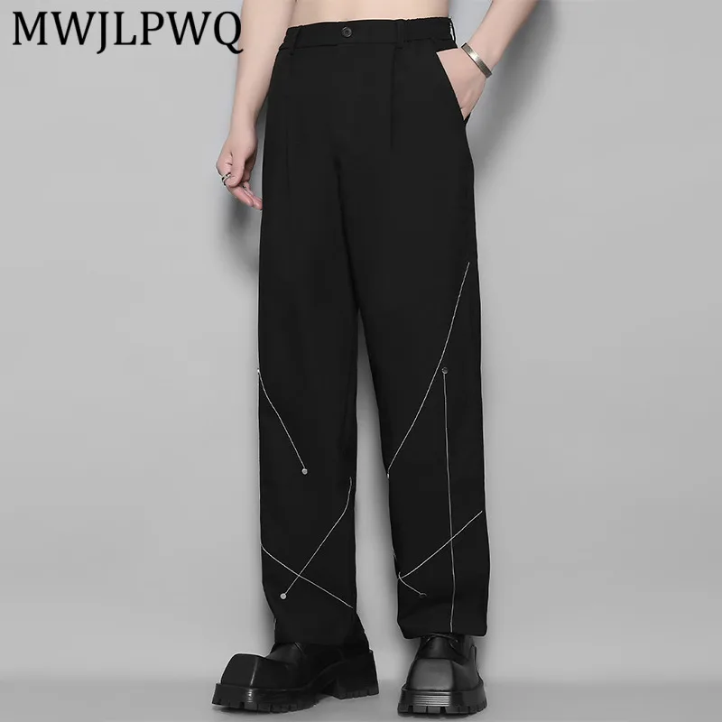 MWJLPWQ Dark Style Unique Irregular Line Designs Pants Male High Street Stylish Loose Fit Autumn Casual Men's Trousers 16367
MWJLPWQ Dark Style Unique Irregular Line Designs Pants Male High Street Stylish Loose Fit Autumn Casual Men's Trousers 16367