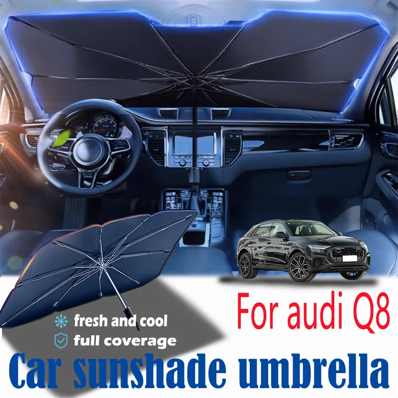 For Audi Q8 front windshield panel, sun visor, summer car interior accessories, heat insulation, sun shading
For Audi Q8 front windshield panel, sun visor, summer car interior accessories, heat insulation, sun shading