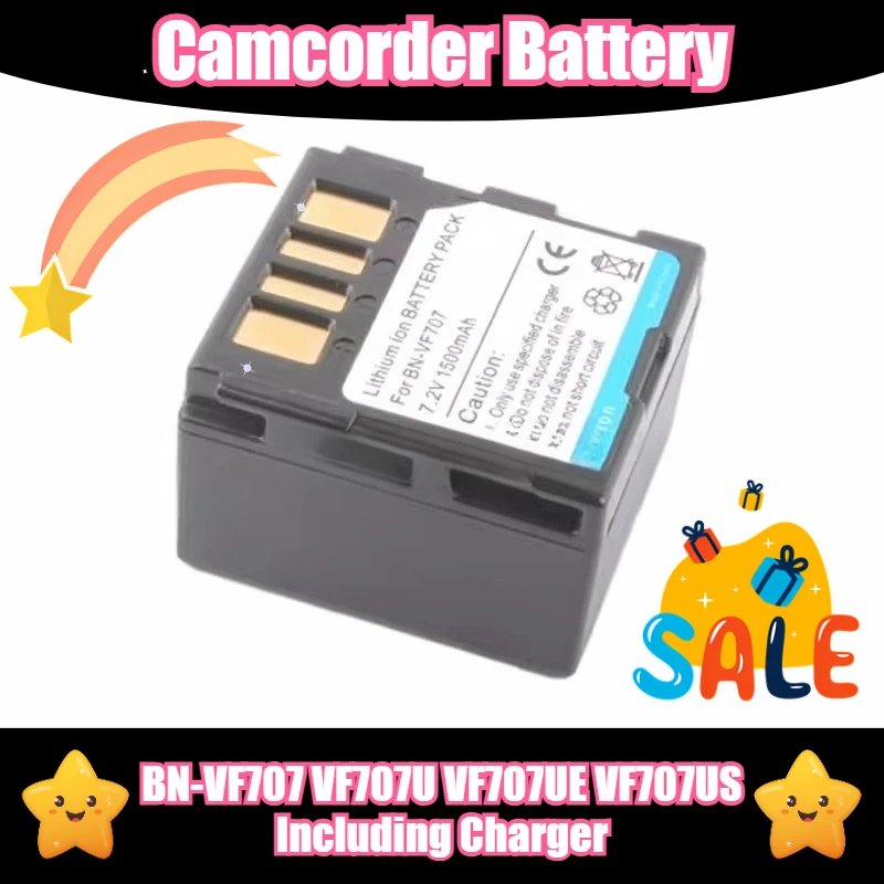 7.4V 1500mAh BN-VF707 Camcorder Battery for JVC VF707U VF707UE VF707US
7.4V 1500mAh BN-VF707 Camcorder Battery for JVC VF707U VF707UE VF707US