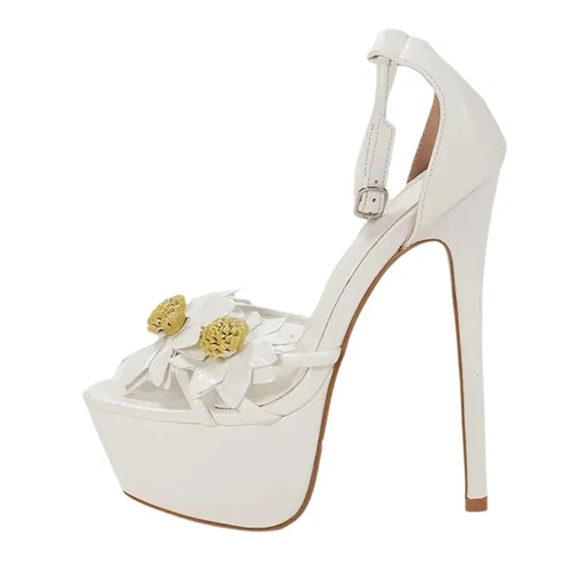 2026 Fashion Design Sunflowers Narrow Band Women Platform Sandals Sexy Peep Toe 16CM Super High Heels Party Prom Shoes Size 42
2026 Fashion Design Sunflowers Narrow Band Women Platform Sandals Sexy Peep Toe 16CM Super High Heels Party Prom Shoes Size 42