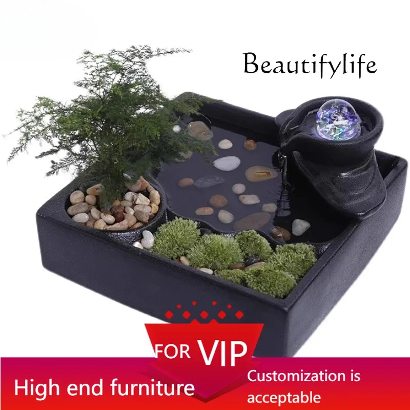 UP Creative flowing water makes a fortune, office desktop decoration, coffee table fountain ornament, opening gift
UP Creative flowing water makes a fortune, office desktop decoration, coffee table fountain ornament, opening gift