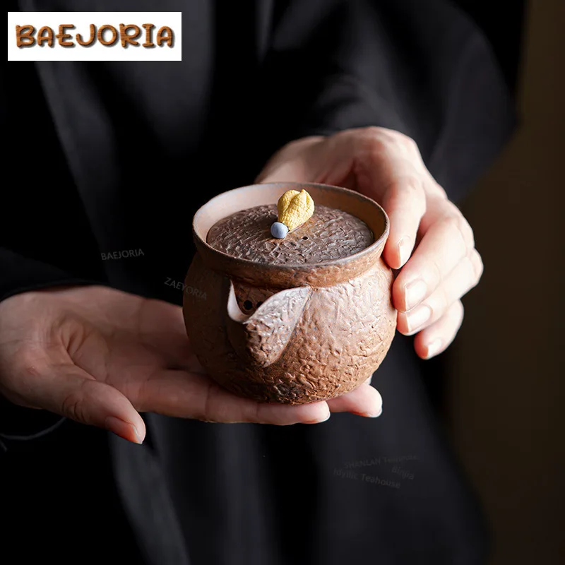 150ml Old Rock Clay Coarse Pottery Teapot Elegant Tea Infuser Pot Tea Maker Kettle With Strainer Teaset Accessories Collection
150ml Old Rock Clay Coarse Pottery Teapot Elegant Tea Infuser Pot Tea Maker Kettle With Strainer Teaset Accessories Collection
