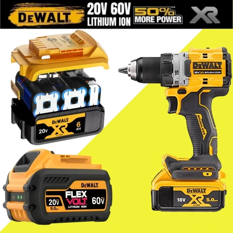 100% Original DEWALT Battery 20V 6AH High Performance Rechargeable Lithium-ion Battery For DCBL722/DCV501/DCL050/DCS367/DCF8
100% Original DEWALT Battery 20V 6AH High Performance Rechargeable Lithium-ion Battery For DCBL722/DCV501/DCL050/DCS367/DCF8