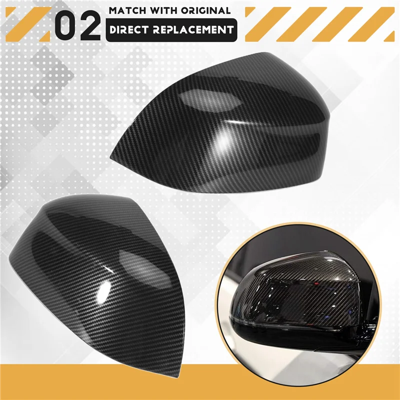 Carbon Fiber Rear View Mirror Cover, Car Side Mirror Cap Cover Fit For BMW X3 G01 X4 G02 X5 G05 X7 2018 2019 2020-FSM
Carbon Fiber Rear View Mirror Cover, Car Side Mirror Cap Cover Fit For BMW X3 G01 X4 G02 X5 G05 X7 2018 2019 2020-FSM