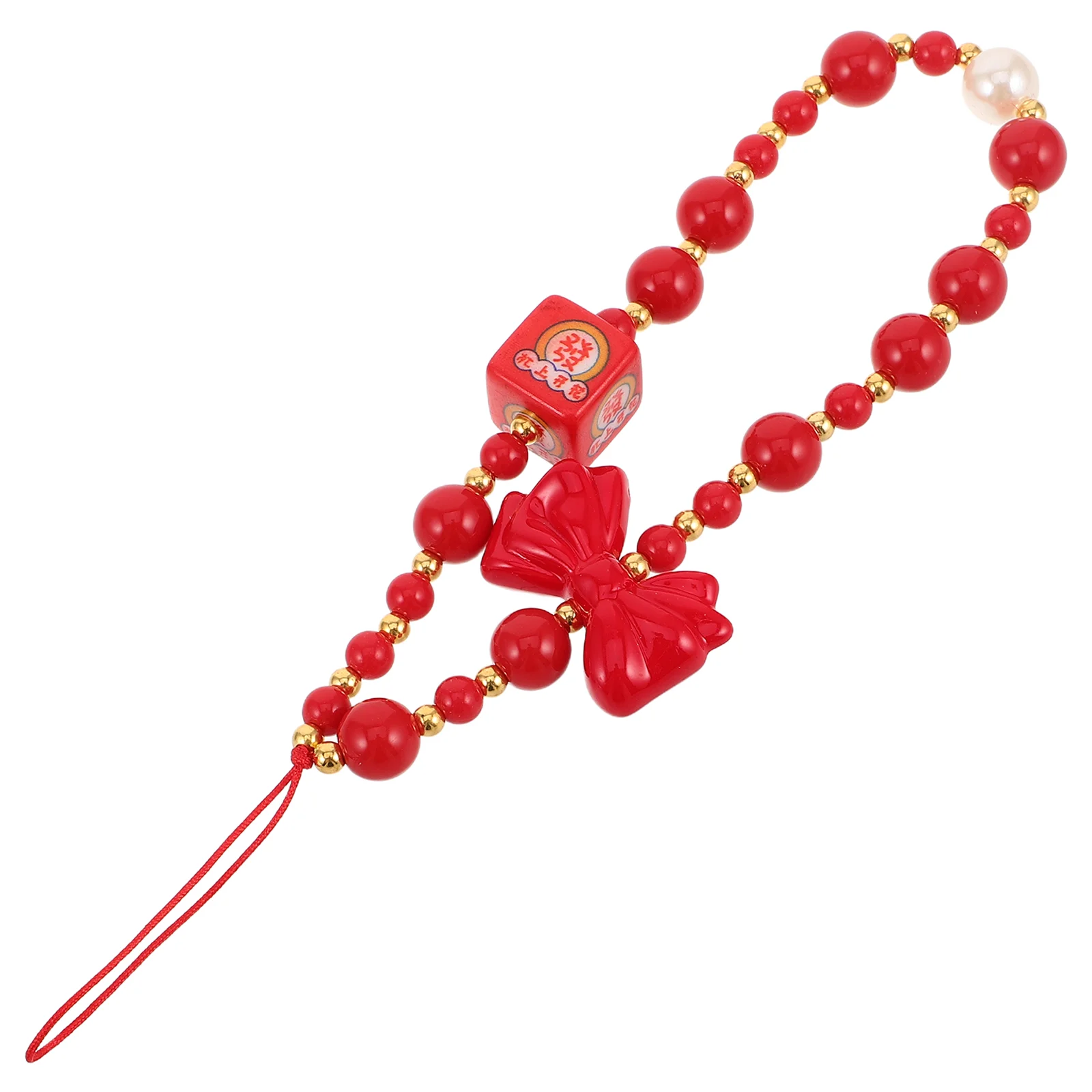 Red Fun Cell Phone Chain Short Beaded Wrist Strap Handmade Charm Lanyard Keychain for Camera Keys Backpack Decorations
Red Fun Cell Phone Chain Short Beaded Wrist Strap Handmade Charm Lanyard Keychain for Camera Keys Backpack Decorations