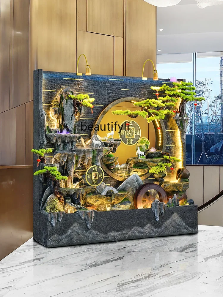 Cy Living room lucky rockery flowing water ornaments water curtain wall screen balcony decoration landscape opening
Cy Living room lucky rockery flowing water ornaments water curtain wall screen balcony decoration landscape opening